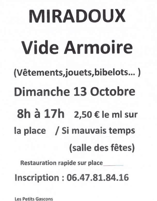 VIDE ARMOIRE